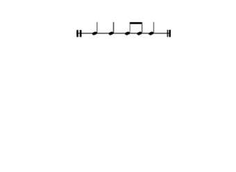 Ejemplo actividad 11: partitura Ejemplo actividad 11: partitura