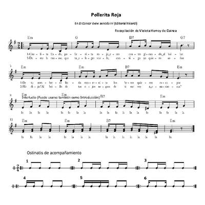 Pollerita Roja Pollerita Roja