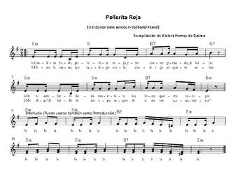 Pollerita Roja Pollerita Roja