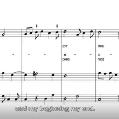 Machaut Rondeau 14, "Ma fin est mon commencement" Machaut Rondeau 14, "Ma fin est mon commencement"