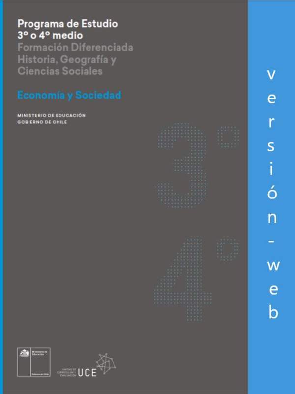 Programa de Economía y sociedad para 3° o 4° medio Diferenciado HC