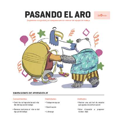 Clase 9. Juego Pasando el aro Clase 9. Juego Pasando el aro