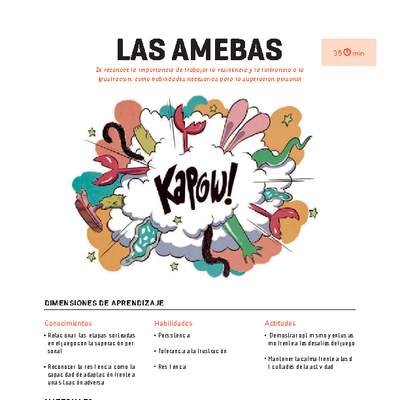 Clase 9. Juego Las amebas Clase 9. Juego Las amebas