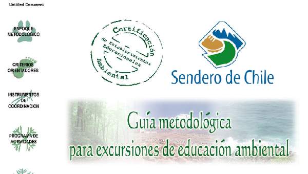 Guía Metodológica para excursiones de Educación Ambiental Guía Metodológica para excursiones de Educación Ambiental