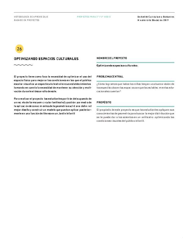 Optimizando espacios culturales