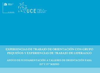 Experiencias de trabajo de orientación con grupo pequeños y Experiencias de trabajo de liderazgo Experiencias de trabajo de orientación con grupo pequeños y Experiencias de trabajo de liderazgo