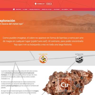 Exploración “En búsqueda del metal rojo” Exploración “En búsqueda del metal rojo”
