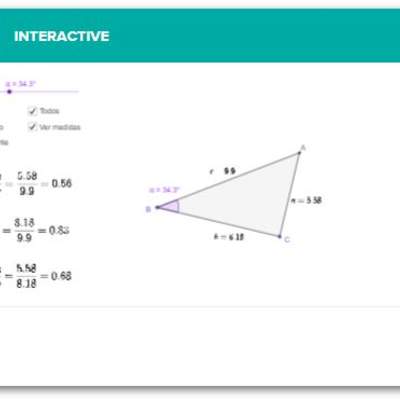 Noción de Razón Trigonométrica: seno, coseno y tangente Noción de Razón Trigonométrica: seno, coseno y tangente