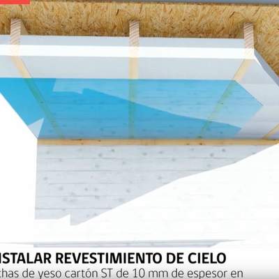 Aislación Térmica - Techumbre con viga a la vista Aislación Térmica - Techumbre con viga a la vista