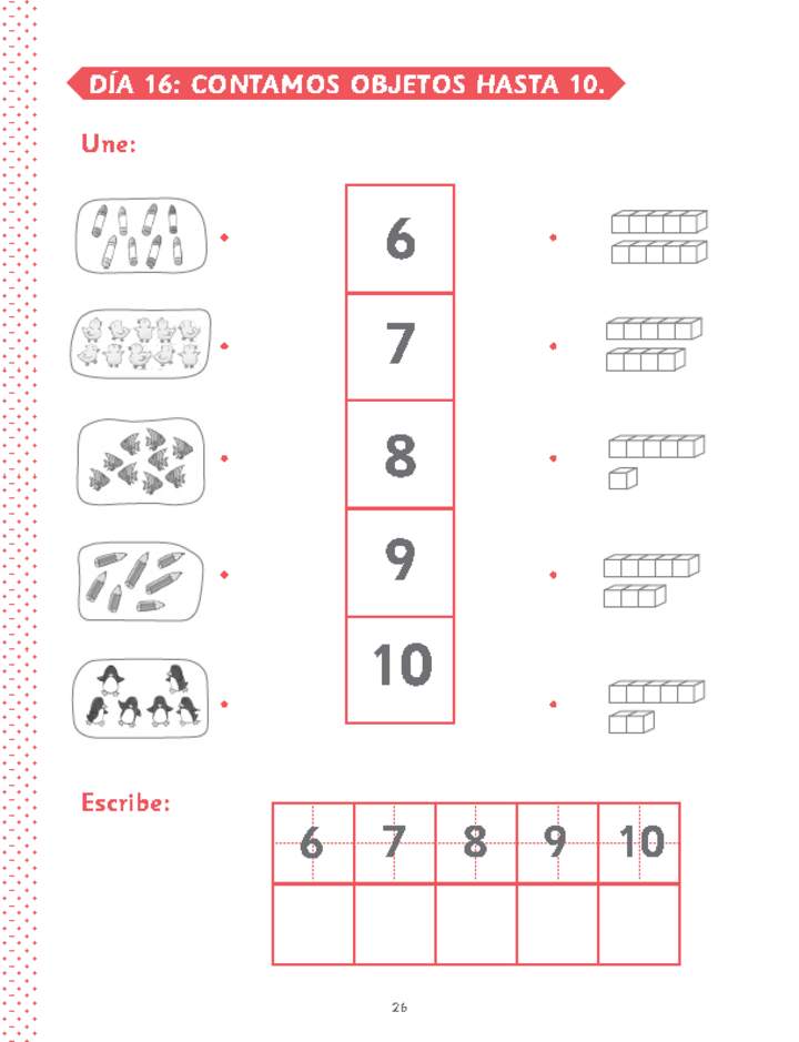 DÍA 16 - CONTAMOS OBJETOS HASTA 10 DÍA 16 - CONTAMOS OBJETOS HASTA 10