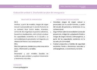 Actividad de evaluación: Diseñando un plan de emergencia Actividad de evaluación: Diseñando un plan de emergencia