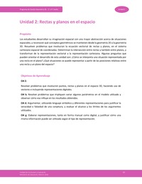Unidad 2: Rectas y planos en el espacio Unidad 2: Rectas y planos en el espacio