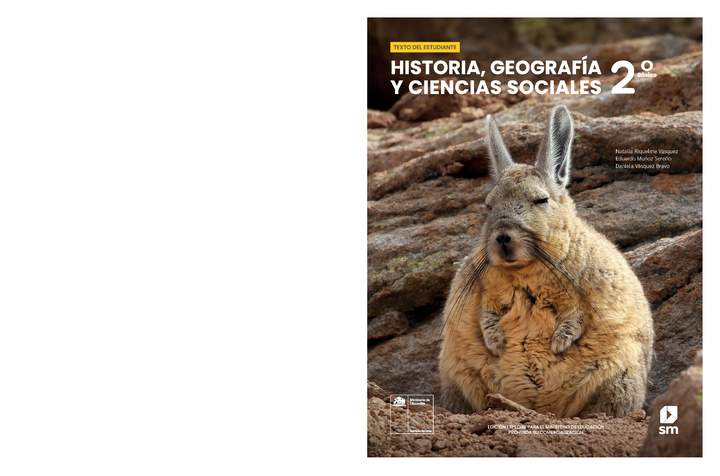 Historia, Geografía y Ciencias Sociales 2º Básico, Texto del estudiante - Portada de texto Historia, Geografía y Ciencias Sociales 2º Básico, Texto del estudiante - Portada de texto