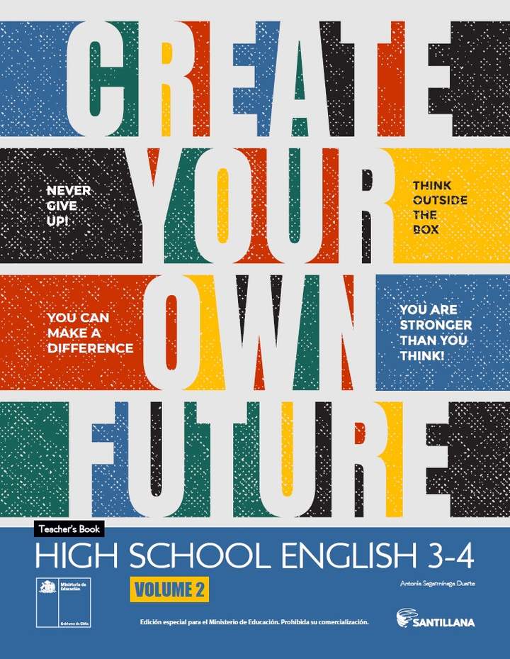 Inglés 3° y 4° Medio, Guía didáctica del docente Tomo 2. Portada Inglés 3° y 4° Medio, Guía didáctica del docente Tomo 2. Portada