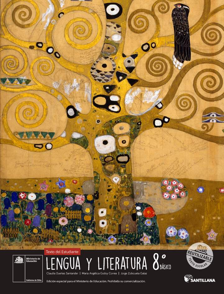 Lengua y Literatura 8º Básico, Texto del estudiante - Portada Texto Lengua y Literatura 8º Básico, Texto del estudiante - Portada Texto