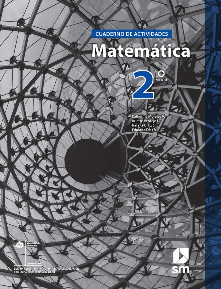 Matemática 2º Medio, Cuaderno de actividades - Fragmento de muestra Matemática 2º Medio, Cuaderno de actividades - Fragmento de muestra