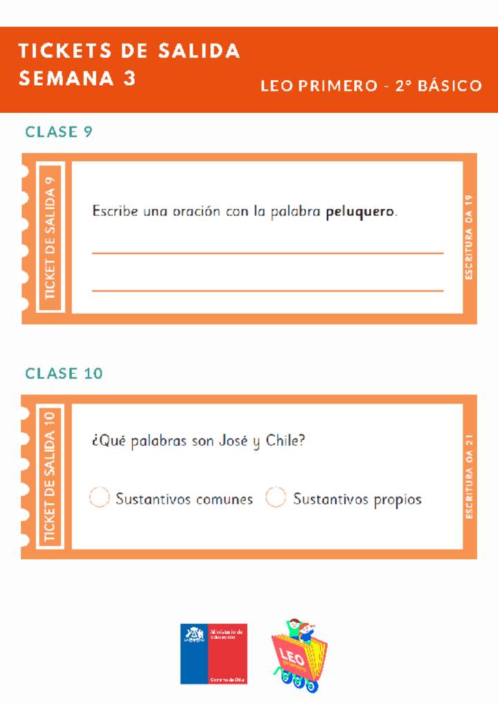 Evaluación Lenguaje 2° básico Unidad 1 Semana 3 Evaluación Lenguaje 2° básico Unidad 1 Semana 3