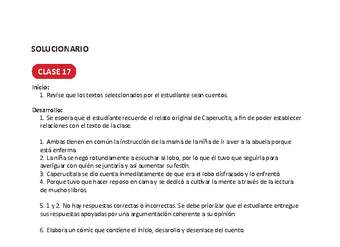 Solucionario Lenguaje y comunicación 4ºbásico Unidad 1 Semana 5 Solucionario Lenguaje y comunicación 4ºbásico Unidad 1 Semana 5