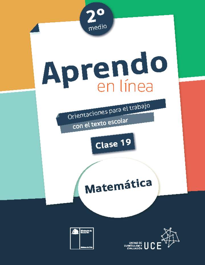 Matemática 2° medio Unidad 1: Clase N° 19 Matemática 2° medio Unidad 1: Clase N° 19
