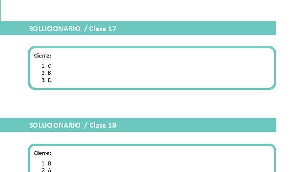 Solucionario Matemática 2° medio Unidad 1 Semana 5 Solucionario Matemática 2° medio Unidad 1 Semana 5