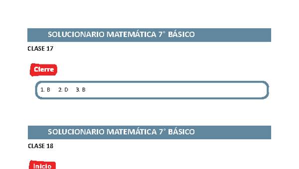 Solucionario Matemática 7° básico Unidad 1 Semana 5 Solucionario Matemática 7° básico Unidad 1 Semana 5