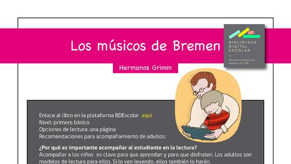 Plan lector 1° básico Los músicos de Bremen Plan lector 1° básico Los músicos de Bremen