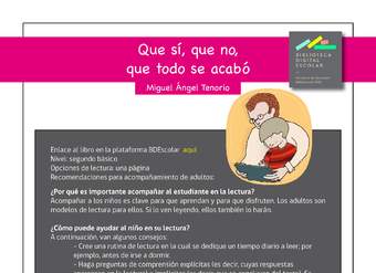 Plan lector 2° básico Que sí, que no, que todo se acabó Plan lector 2° básico Que sí, que no, que todo se acabó