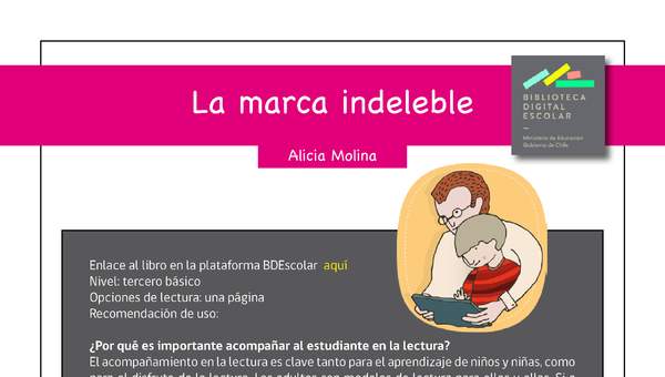 Plan lector 3° básico La marca indeleble Plan lector 3° básico La marca indeleble