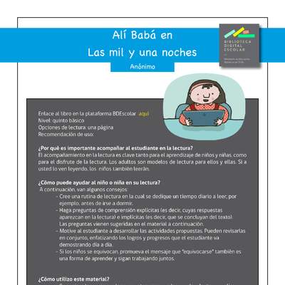 Plan lector 5° básico Alí babá y los cuarenta ladrones Plan lector 5° básico Alí babá y los cuarenta ladrones