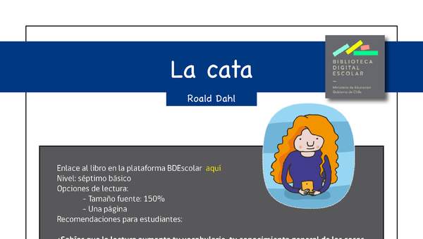 Plan lector 7° básico La cata Plan lector 7° básico La cata