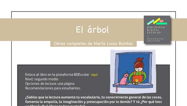 Plan lector II° medio El árbol Plan lector II° medio El árbol