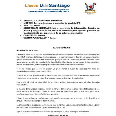 Normalización de Aceites