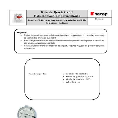 Guía - Instrumentos complementarios Guía - Instrumentos complementarios