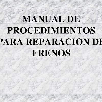 Sistema de frenos Sistema de frenos