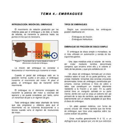 Sistema de embrague Sistema de embrague