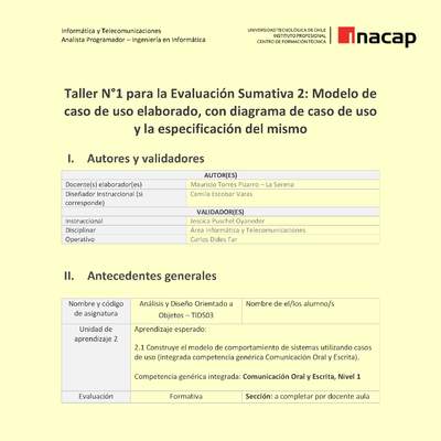Programación orientada a objetos 04 TIDS03_U2_T1 Programación orientada a objetos 04 TIDS03_U2_T1