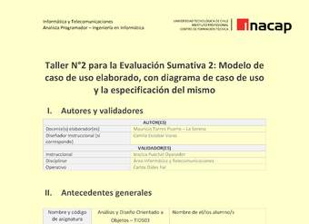 Programación orientada a objetos 06 TIDS03_U2_T2 Programación orientada a objetos 06 TIDS03_U2_T2