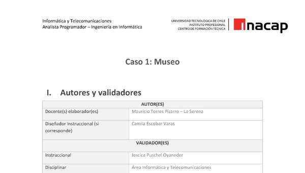 Programación orientada a objetos TIDS03_U2_Caso Programación orientada a objetos TIDS03_U2_Caso
