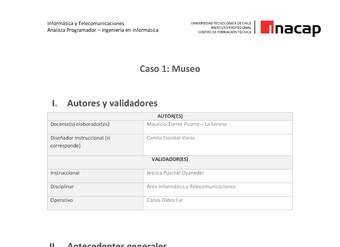 Programación orientada a objetos TIDS03_U2_Caso Programación orientada a objetos TIDS03_U2_Caso