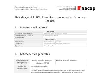 Programación orientada a objetos	04 TIDS03_U2_GE2 Programación orientada a objetos	04 TIDS03_U2_GE2