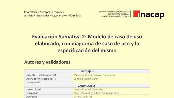 Programación orientada a objetos	08 TIDS03_U2_ES2 Programación orientada a objetos	08 TIDS03_U2_ES2