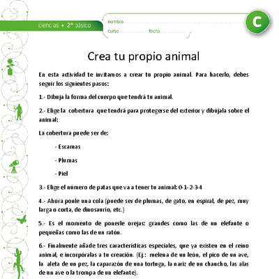 Crea tu propio animal Crea tu propio animal