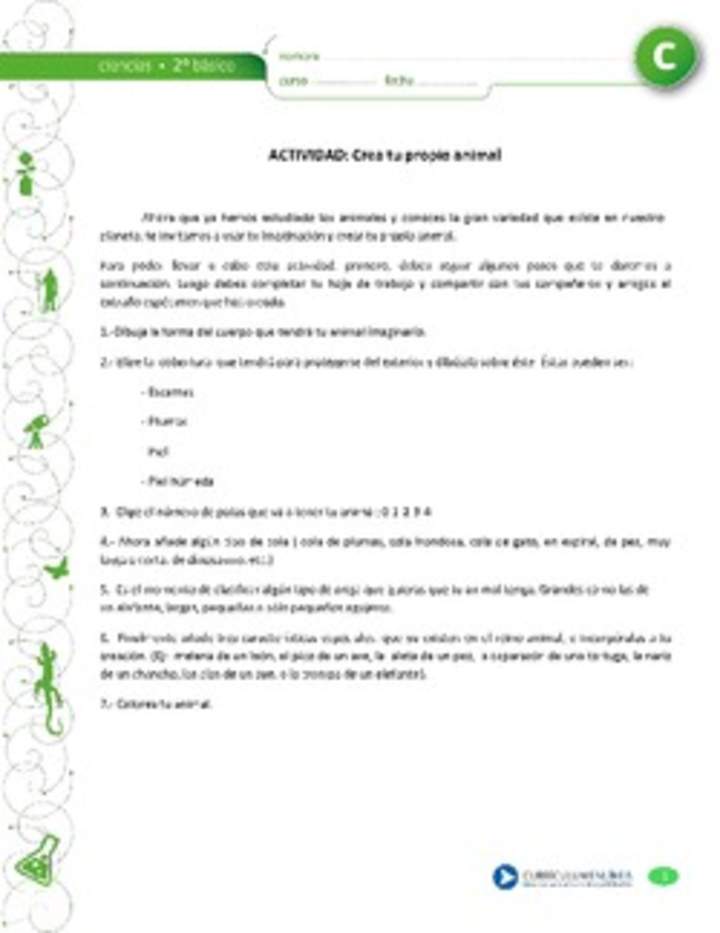 Crea tu propio animal Crea tu propio animal