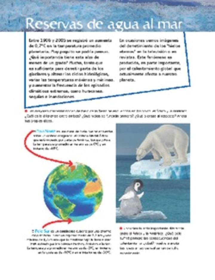 Reservas de agua Reservas de agua