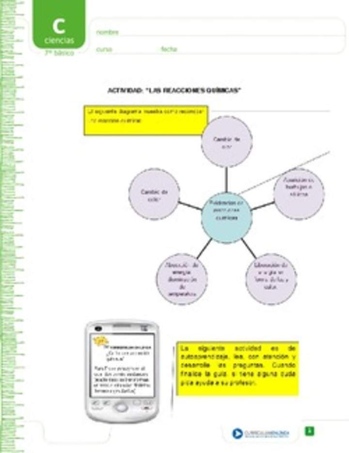 Reacciones químicas Reacciones químicas