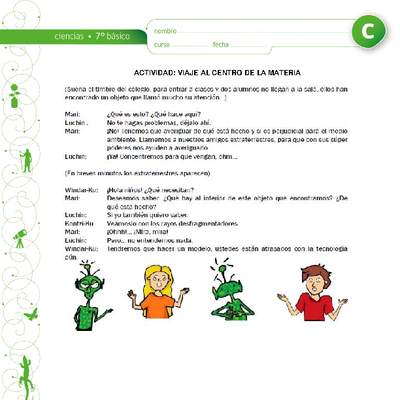 Viaje al centro de la materia Viaje al centro de la materia