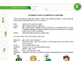 Viaje al centro de la materia Viaje al centro de la materia