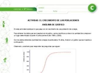 El crecimiento de las poblaciones El crecimiento de las poblaciones