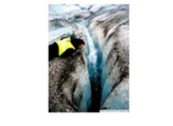 Grieta en un glaciar Grieta en un glaciar