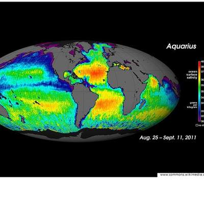 Distribución de agua salada en la tierra Distribución de agua salada en la tierra